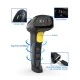 GTCODESTAR barcode scanner X-620F, 1D, ενσύρματο & ασύρματο, 800mAh, μαύρο