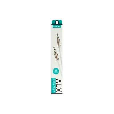 Καλώδιο ήχου 3.5mm USAMS YP-01, AUX, 1m, λευκό Καλώδιο ήχου 3.5mm USAMS YP-01, AUX, 1m, λευκό