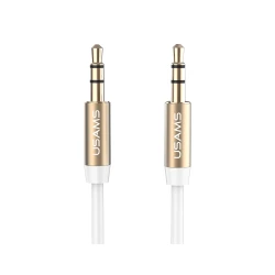 Καλώδιο ήχου 3.5mm USAMS YP-01, AUX, 1m, λευκό Καλώδιο ήχου 3.5mm USAMS YP-01, AUX, 1m, λευκό