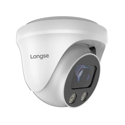 LONGSE IP κάμερα CMLBGC200WH με φακό 2.8mm εύρος φωτός LED έως 25m & εσωτερικό μικρόφωνο για μεταφορά ήχου