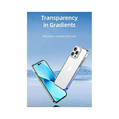 USAMS θήκη Binz για iPhone 14 Plus, μαύρη & διάφανη
