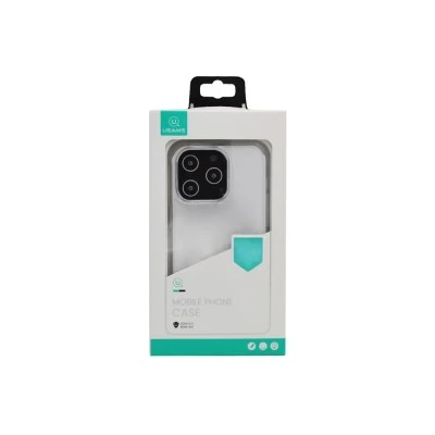 USAMS θήκη Binz για iPhone 14 Pro Max, μπλε & διάφανη