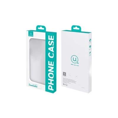 USAMS θήκη GZ US-BH895 για iPhone 16 Plus, διάφανη/μαύρη