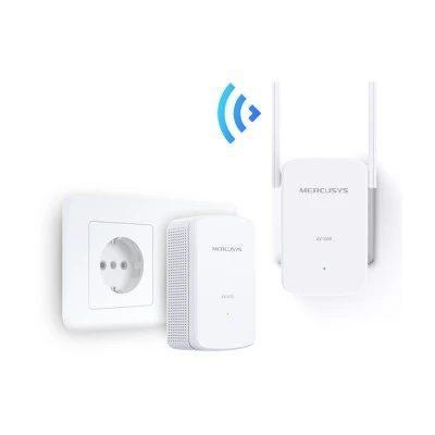 MERCUSYS Powerline Extender MP510 Kit AV1000 Gigabit WiFi Ver: 1.0 διπλό για ασύρματη σύνδεση Wi‑Fi 4 & 2 θύρες Gigabit Ethernet MERCUSYS Powerline Extender MP510 Kit AV1000 Gigabit WiFi Ver: 1.0 διπλό για ασύρματη σύνδεση Wi‑Fi 4 & 2 θύρες Gigabit Ethernet