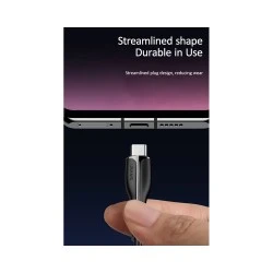 Καλώδιο USB-C σε USB US-SJ372 2A μήκους 1m σε μαύρο χρώμα USAMS 