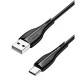 Καλώδιο USB-C σε USB US-SJ372 2A μήκους 1m σε μαύρο χρώμα USAMS 