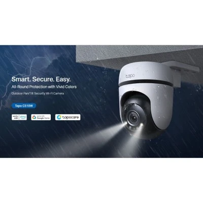 TP-LINK smart κάμερα Tapo C510W, 2K, PTZ, Wi-Fi, IP65, Ver. 1.0 TP-LINK smart κάμερα Tapo C510W, 2K, PTZ, Wi-Fi, IP65, Ver. 1.0