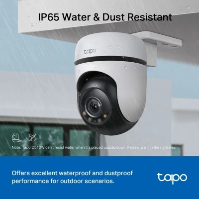 TP-LINK smart κάμερα Tapo C510W, 2K, PTZ, Wi-Fi, IP65, Ver. 1.0 TP-LINK smart κάμερα Tapo C510W, 2K, PTZ, Wi-Fi, IP65, Ver. 1.0