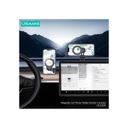 Βάση smartphone αυτοκινήτου USAMS για στήριξη σε ταμπλό μαγνητική σε μαύρο χρώμα