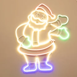 Άγιος βασίλης LED neon φωτοσωλήνα 56x69cm με κίνηση, 6,2m, πολύχρωμος, IP44 (600-23123) Άγιος βασίλης LED neon φωτοσωλήνα 56x69cm με κίνηση, 6,2m, πολύχρωμος, IP44 (600-23123)