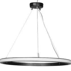 Φωτιστικό στρογγυλό γραμμικό PRO 23W Ø600mm ενδιάμεσο φως 4000K μαύρο