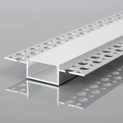 Προφίλ χωνευτό γυψοσανίδας 2000x23,6x12,5mm plus με γωνία δέσμης 45° IP44 Προφίλ χωνευτό γυψοσανίδας 2000x23,6x12,5mm plus με γωνία δέσμης 45° IP44