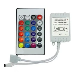 Ασύρματος IR controller RGB για ταινίες LED DC 5-24V (30-165W) PLUS 145-71410
