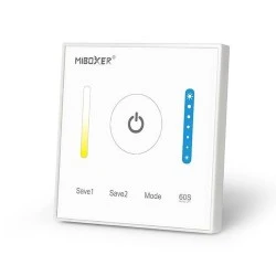 Dimmer χωνευτό ταινία LED CCT 2 καναλιών 15A DC12-24V (180-360W) PRO