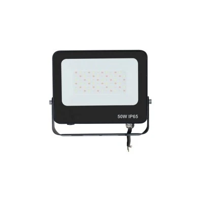 Προβολέας LED 50W SMD RGBW 220-240V IP65 μαύρος σειρά PLUS Προβολέας LED 50W SMD RGBW 220-240V IP65 μαύρος σειρά PLUS