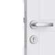 ORBITA B-306 κλειδαριά μπάνιου (privacy) ανοξείδωτη 304 satin nickel για πόρτες 40-45 mm