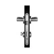 ORBITA B-306 κλειδαριά μπάνιου (privacy) ανοξείδωτη 304 satin nickel για πόρτες 40-45 mm