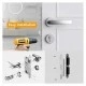 ORBITA B-306 κλειδαριά μπάνιου (privacy) ανοξείδωτη 304 satin nickel για πόρτες 40-45 mm