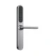 LILIWISE S35A-S ασημί ultra slim κλειδαριά πόρτας Bluetooth με πληκτρολόγιο, κάρτα M1 και TTLock app