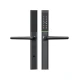 LILIWISE S3A-B μαύρη ultra-slim κλειδαριά πόρτας με Bluetooth, κάρτα M1 (Mifare), κωδικό PIN & κλειδί (IP66)