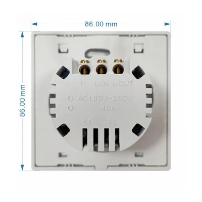 STARPRO SP-AE500 εξωτερική μονάδα ενδείξεων με φωτιζόμενο φόντο touch 86x86mm