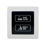 STARPRO SP-B100 εσωτερική μονάδα ενδείξεων DND/MUR αφής με φωτιζόμενο φόντο λευκό 86x86mm