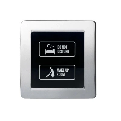 STARPRO SP-B100 εσωτερική μονάδα ενδείξεων DND/MUR αφής με φωτιζόμενο φόντο ασημί 86x86mm STARPRO SP-B100 εσωτερική μονάδα ενδείξεων DND/MUR αφής με φωτιζόμενο φόντο ασημί 86x86mm