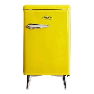 ISM SM-521 mini bar με retro εμφάνιση 43 lt θερμοηλεκτρικό κίτρινο