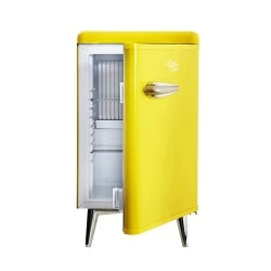 ISM SM-521 mini bar με retro εμφάνιση 43 lt θερμοηλεκτρικό κίτρινο