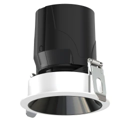 AI LULU downlight LED μαύρο αλουμινίου με dual sensor & Bluetooth 7W RGBW 220–240V 24° D85 x 92 mm