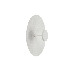 LOFTY επίτοιχο φωτιστικό LED 8W 2700K 560 lm IP20 αλουμινίου αμμώδες λευκό Φ300x113 mm