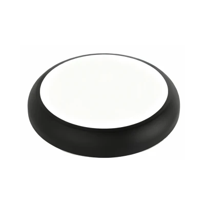 LED πλαφονιέρα οροφής ACA Lighting CORDIN COD1468CCTB 8/14/16W 5CCT IP65 μαύρη Φ316x74mm