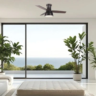 Ανεμιστήρας οροφής FANRX44041B μαύρος ματ Φ1120mm με LED 22W 2680lm CCT, τηλεχειριστήριο και χρονοδιακόπτη Ανεμιστήρας οροφής FANRX44041B μαύρος ματ Φ1120mm με LED 22W 2680lm CCT, τηλεχειριστήριο και χρονοδιακόπτη