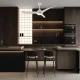 Ανεμιστήρας οροφής λευκός dimmable με LED 24W 2400lm, μοτέρ DC 45W, 1320mm, 3 πτερύγια ABS, τηλεχειριστήριο & χρονοδιακόπτη (FANGS419W)