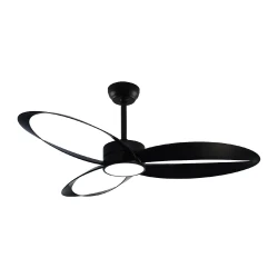 Ανεμιστήρας οροφής με LED 24W 2400lm dimmable, 3 πτερύγια ABS, μαύρος, με τηλεχειριστήριο & χρονοδιακόπτη, Ø1320mm (FANGS423B) Ανεμιστήρας οροφής με LED 24W 2400lm dimmable, 3 πτερύγια ABS, μαύρος, με τηλεχειριστήριο & χρονοδιακόπτη, Ø1320mm (FANGS423B)