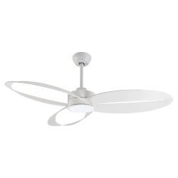 Ανεμιστήρας οροφής λευκός με LED 24W 2400 lm, 3 πτερύγια ABS, DC μοτέρ 45W, τηλεχειριστήριο & χρονοδιακόπτη, Ø1320 mm Ανεμιστήρας οροφής λευκός με LED 24W 2400 lm, 3 πτερύγια ABS, DC μοτέρ 45W, τηλεχειριστήριο & χρονοδιακόπτη, Ø1320 mm
