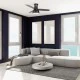Ανεμιστήρας οροφής FANRX44041B μαύρος ματ Φ1120mm με LED 22W 2680lm CCT, τηλεχειριστήριο και χρονοδιακόπτη Ανεμιστήρας οροφής FANRX44041B μαύρος ματ Φ1120mm με LED 22W 2680lm CCT, τηλεχειριστήριο και χρονοδιακόπτη