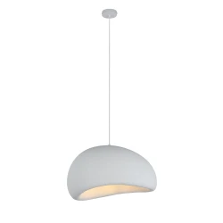 Κρεμαστό φωτιστικό ACA CAVE MP24123650 λευκό 1xE27 60W