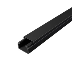 Αυτοκόλλητο κανάλι καλωδίων 15x10mm 2m PVC ανθρακί με αυτοκόλλητη ταινία Αυτοκόλλητο κανάλι καλωδίων 15x10mm 2m PVC ανθρακί με αυτοκόλλητη ταινία