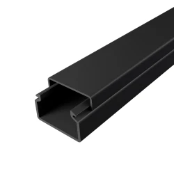 Αυτοκόλλητο κανάλι καλωδίων 20x10mm 2m PVC ανθρακί με αυτοκόλλητη ταινία Αυτοκόλλητο κανάλι καλωδίων 20x10mm 2m PVC ανθρακί με αυτοκόλλητη ταινία