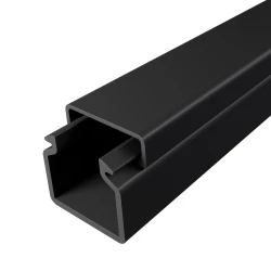 Κανάλι καλωδίων μήκους 2 μέτρων διατομής 25x25mm αυτοκόλλητο PVC σε ανθρακί χρώμα Κανάλι καλωδίων μήκους 2 μέτρων διατομής 25x25mm αυτοκόλλητο PVC σε ανθρακί χρώμα