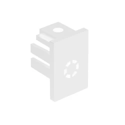 Σετ πλαστικές λευκές τάπες 2 τεμαχίων για mini magnetic track