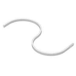 Λευκό mini neon magnetic φωτιστικό LED TNEO 6W 24V DC 3000K θερμό λευκό 180lm 110° Ra≥90 L530mm