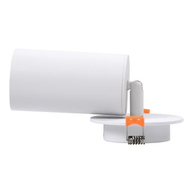 Χωνευτό κινούμενο φωτιστικό downlight σποτ LEO με ντουί 1 x GU10 AC 220-240V IP20 λευκό ματ 9x9x17cm κοπή 7x7cm Χωνευτό κινούμενο φωτιστικό downlight σποτ LEO με ντουί 1 x GU10 AC 220-240V IP20 λευκό ματ 9x9x17cm κοπή 7x7cm
