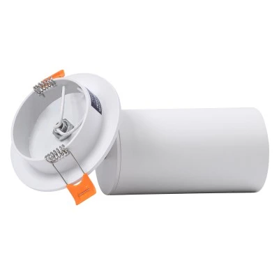 Χωνευτό κινούμενο φωτιστικό downlight σποτ LEO με ντουί 1 x GU10 AC 220-240V IP20 λευκό ματ 9x9x17cm κοπή 7x7cm Χωνευτό κινούμενο φωτιστικό downlight σποτ LEO με ντουί 1 x GU10 AC 220-240V IP20 λευκό ματ 9x9x17cm κοπή 7x7cm