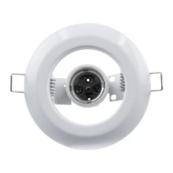 Χωνευτή βάση ACIDA για σποτ R63 με ντουί E27 σειρά IP20 λευκή 11x11x11cm κοπή 9x9cm