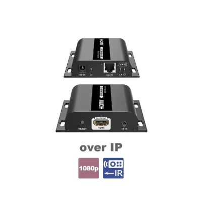 Δέκτης IP HDMI 1080p extender LENKENG LKV383-4.0-RX για σύνδεση με τον πομπό του LKV383-4.0 μέσω LAN Δέκτης IP HDMI 1080p extender LENKENG LKV383-4.0-RX για σύνδεση με τον πομπό του LKV383-4.0 μέσω LAN
