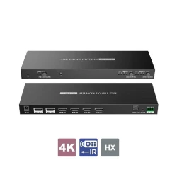 HDMI Matrix 4 εισόδων x 2 εξόδων LENKENG LKV422