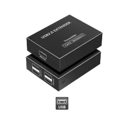 Σύστημα (δέκτης + πομπός) LENKENG LKV100USB για μετάδοση 4 σημάτων USB  από το δέκτη στον πομπό