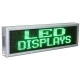 Βιομηχανική Επιγραφή LED 2 Γραμμών Full Matrix διαστάσεων 205Χ35Χ11cm Πράσινο φως Μονής Όψης
